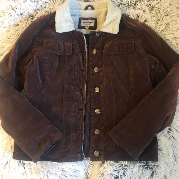 Vintage Jackets & Blazers - Sherpa Corduroy Jacket